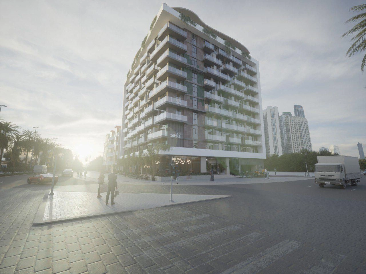 Жилой комплекс рядом с Мариной и достопримечательностями в Дубае