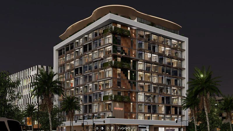 Жилой комплекс рядом с Мариной и достопримечательностями в Дубае