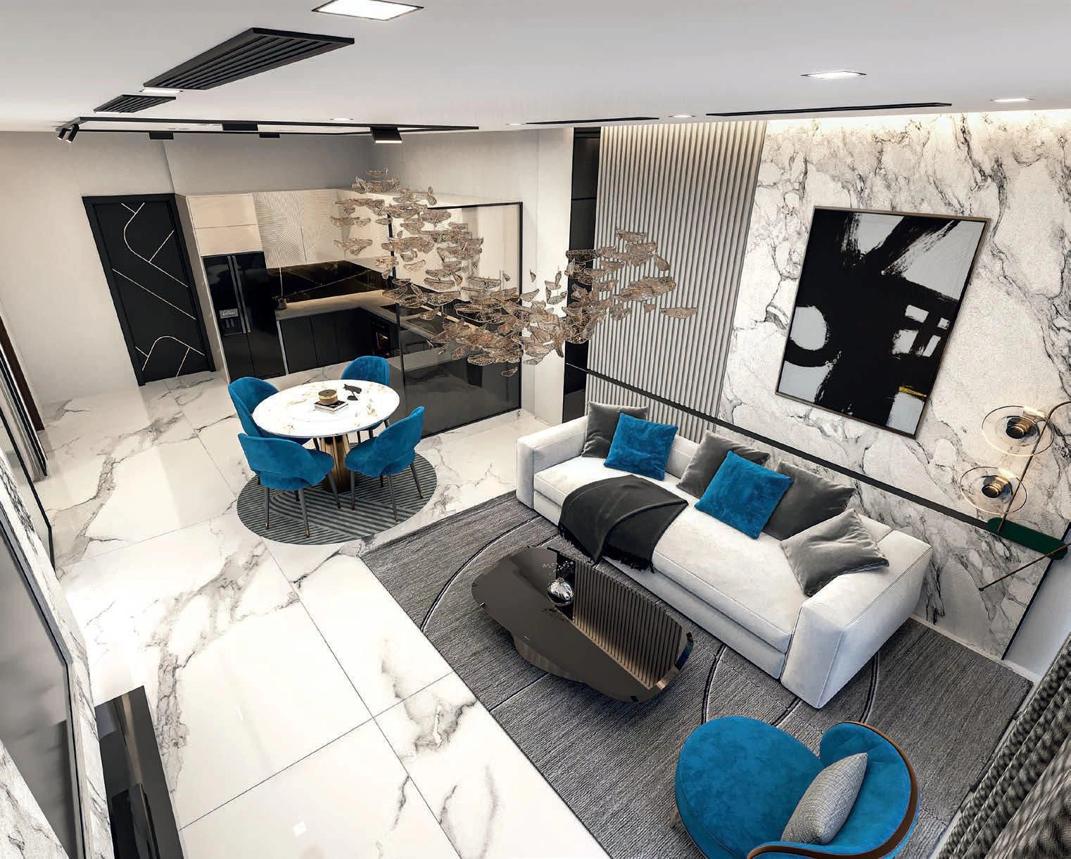 Многоэтажный жилой комплекс с бассейнами и мини-гольфом в Дубае