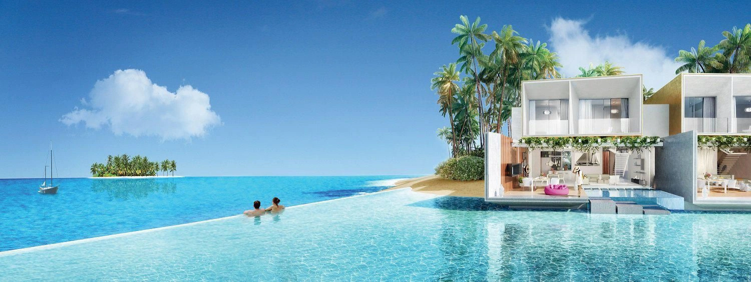 Премиальное жилое и гостиничное развлечение на островах в Дубае