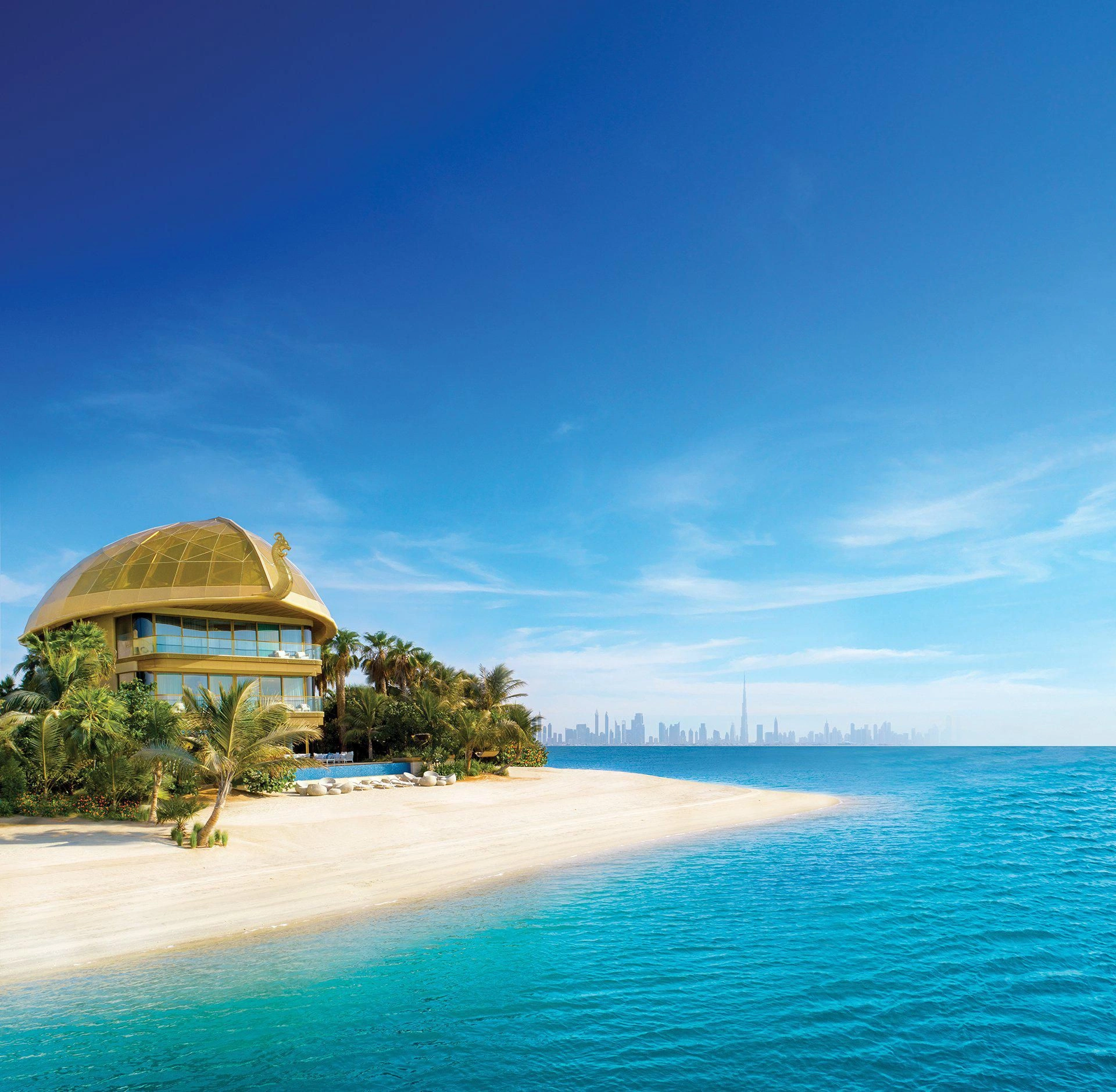 Премиальное жилое и гостиничное развлечение на островах в Дубае