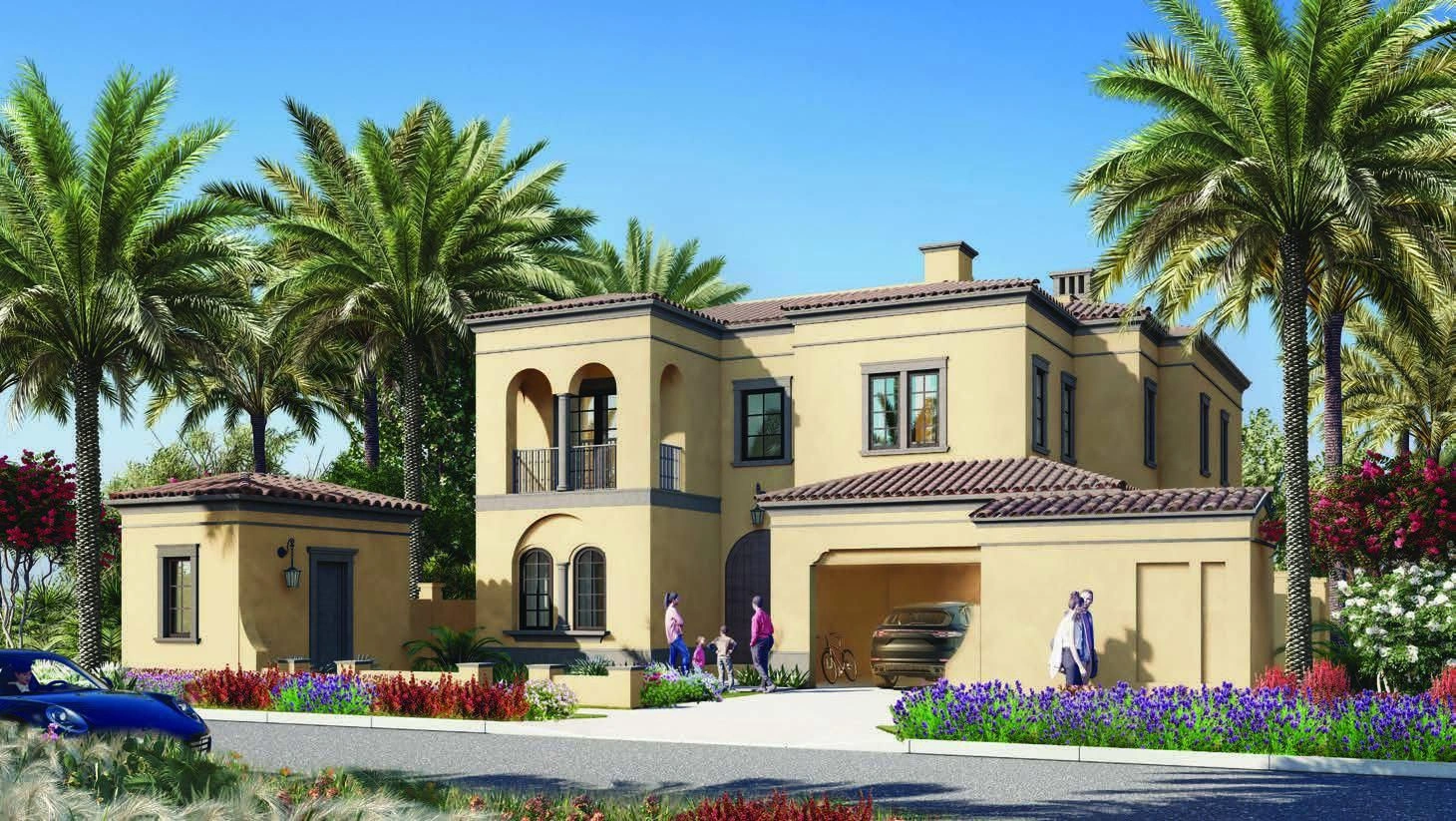 Роскошный комплекс вилл и таунхаусов, недалеко от центра Абу-Даби