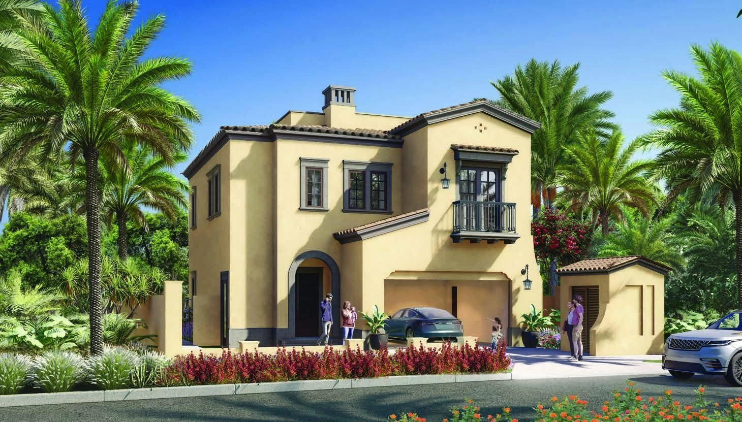 Роскошный комплекс вилл и таунхаусов, недалеко от центра Абу-Даби