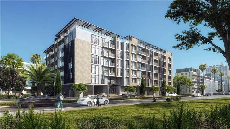 Современный жилой комплекс в районе Масдар Абу-Даби