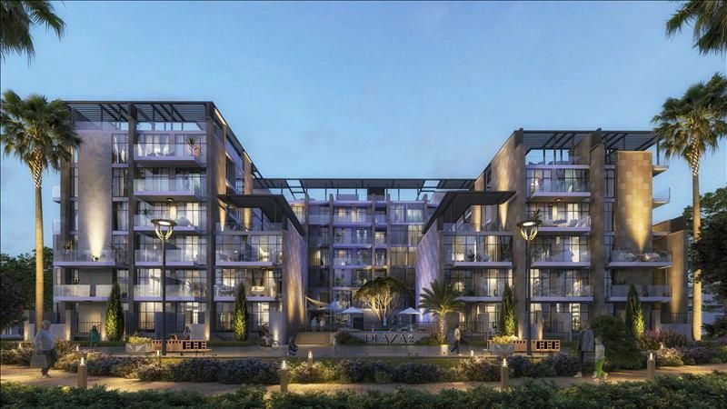 Современный жилой комплекс в районе Масдар Абу-Даби