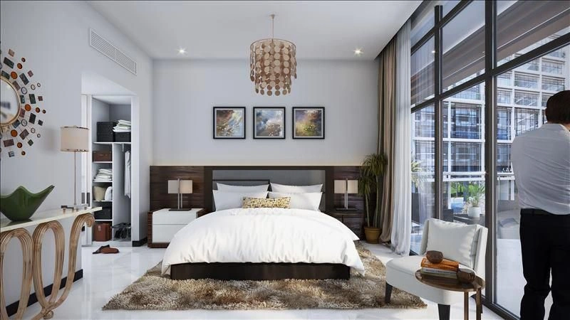 Современный жилой комплекс рядом с международным аэропортом Абу-Даби