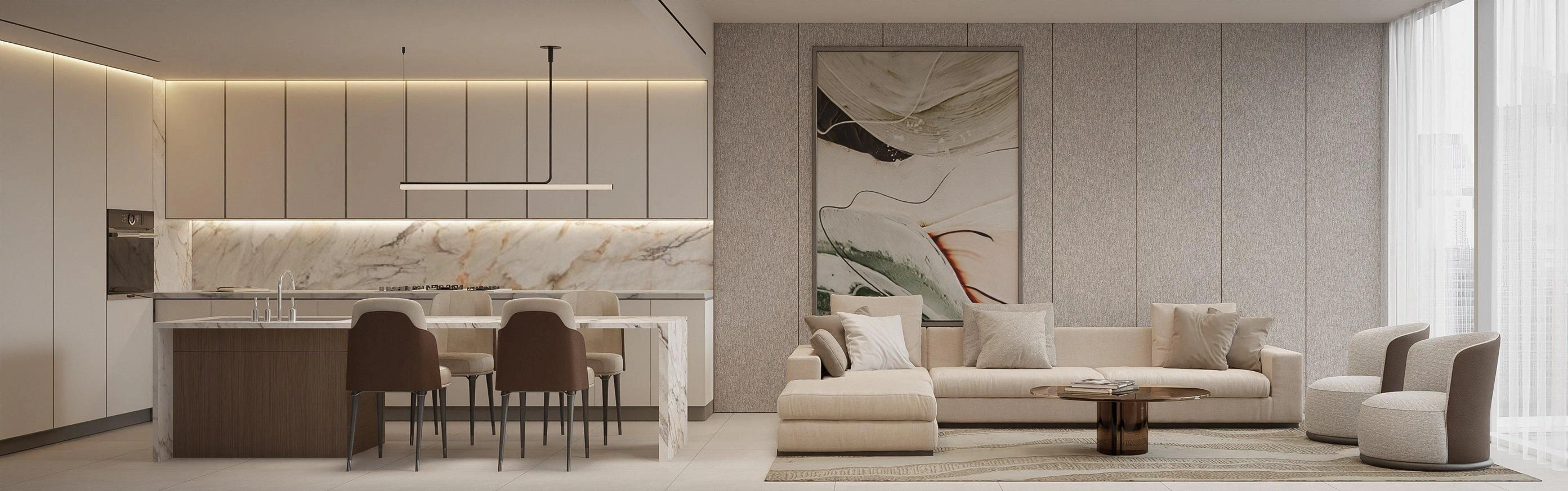 Крупнейший жилой комплекс на берегу моря в Дубае