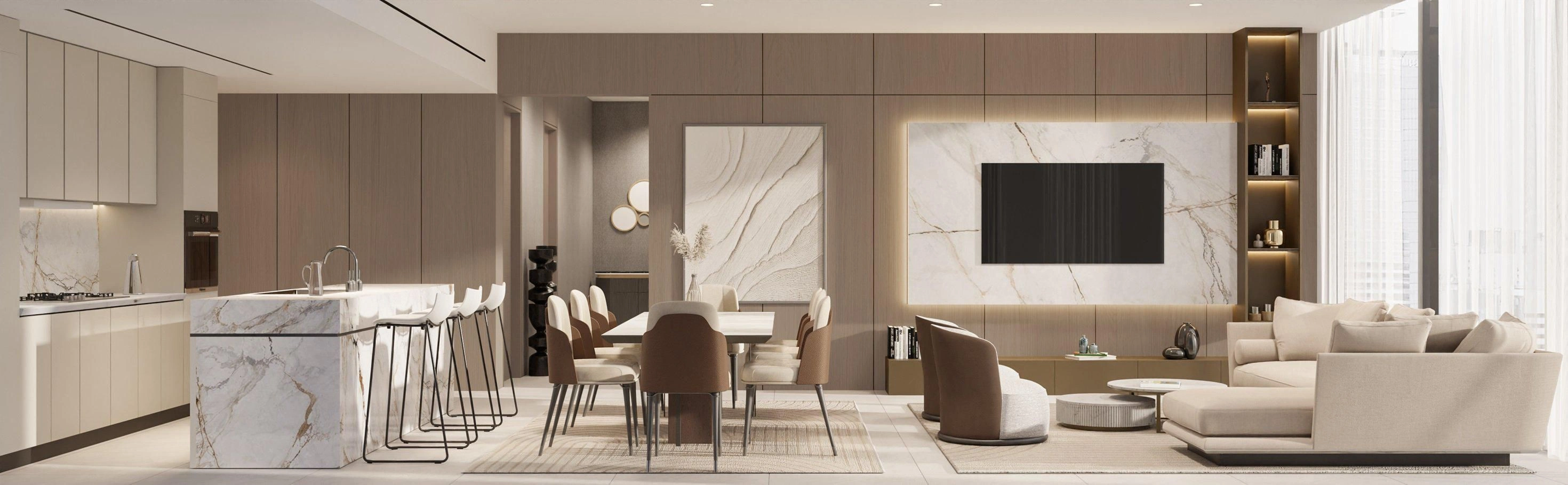 Крупнейший жилой комплекс на берегу моря в Дубае