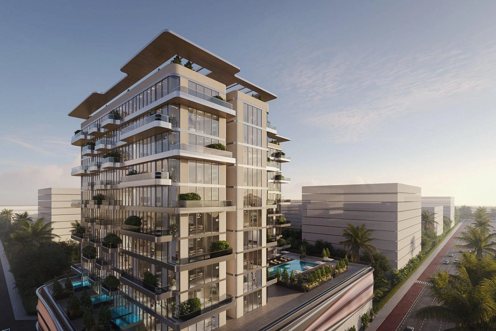 Крупнейший жилой комплекс на берегу моря в Дубае