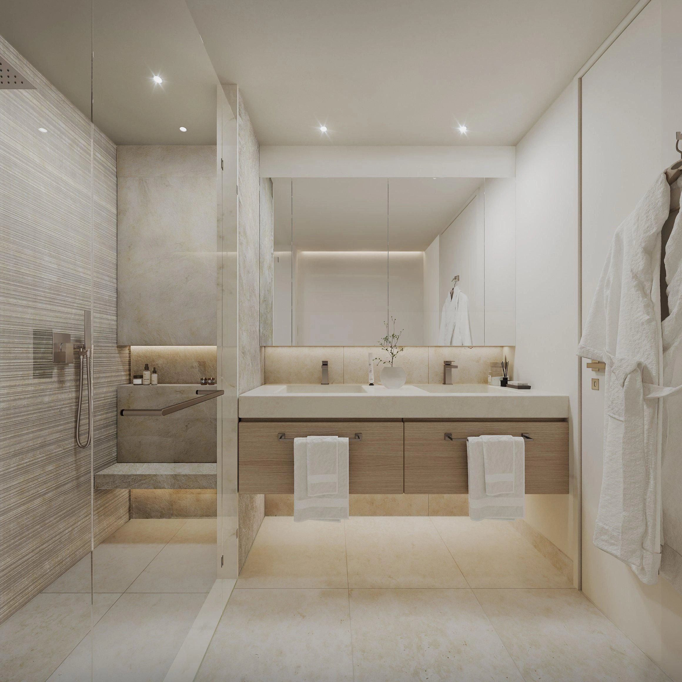 Современный комплекс с частным пляжем в Рас-эль-Хайме