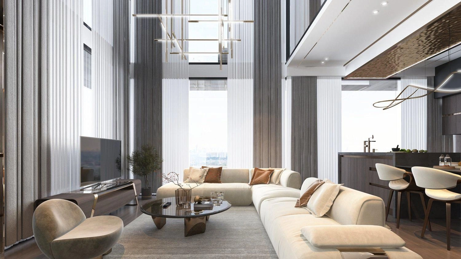 Элитный жилой комплекс с бассейном в Дубае