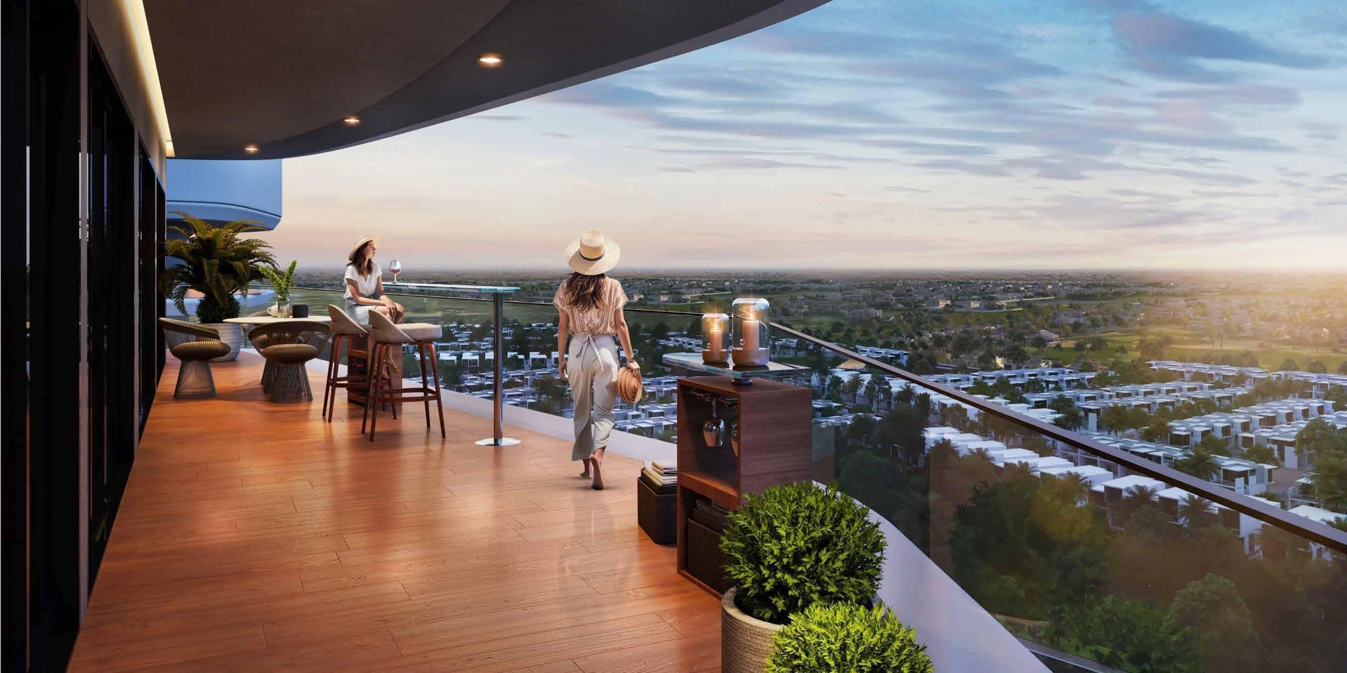 Роскошный жилой комплекс в зеленом жилом районе Дубая