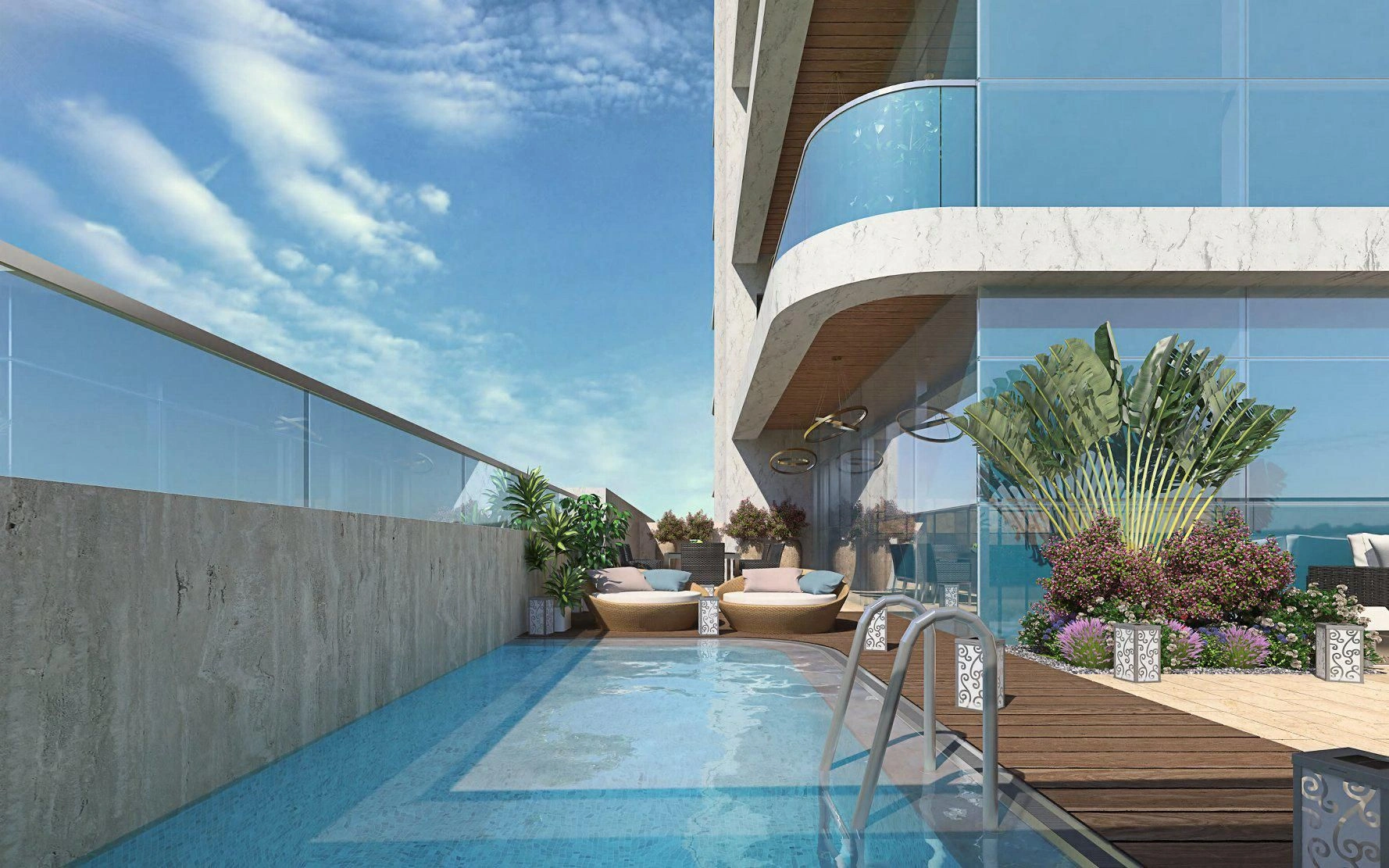 Роскошный жилой комплекс с плавательными бассейнами и теннисным кортом в Аржане, Дубай