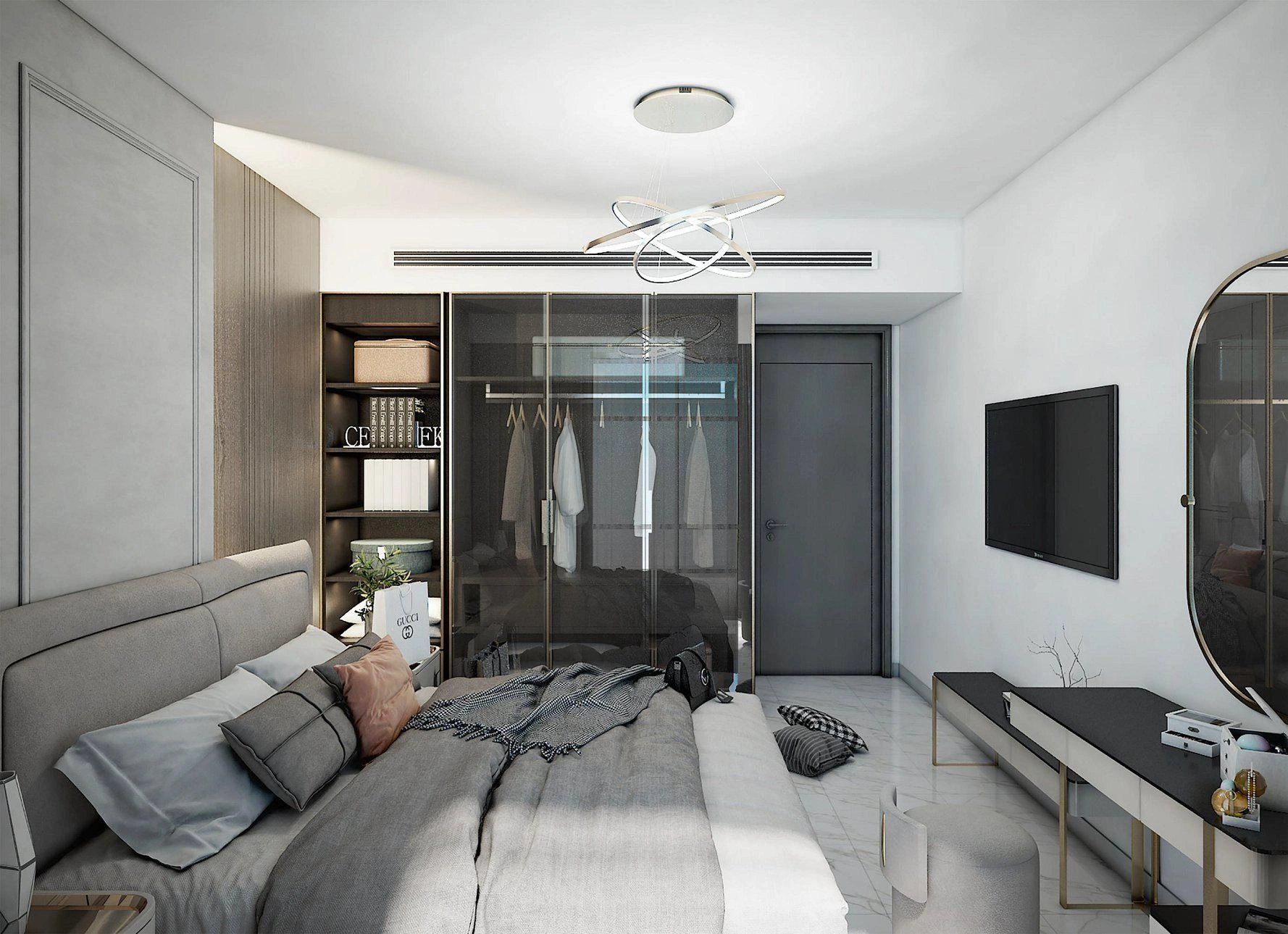 Роскошный жилой комплекс с плавательными бассейнами и теннисным кортом в Аржане, Дубай