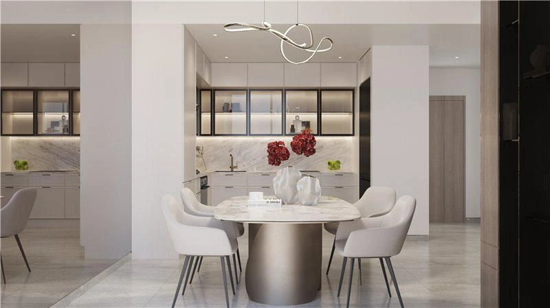 Современный жилой комплекс рядом с гольф-клубом в Дубае