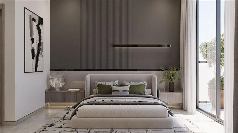 Современный жилой комплекс рядом с гольф-клубом в Дубае