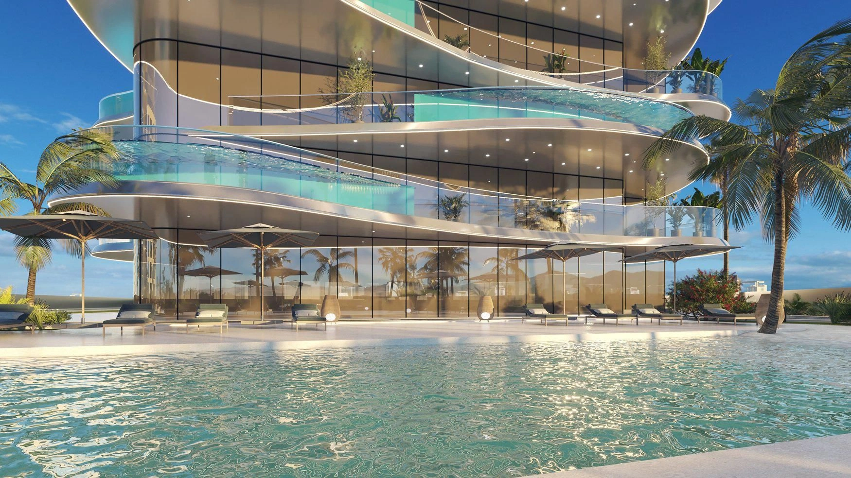 Роскошный высотный комплекс в Дубае