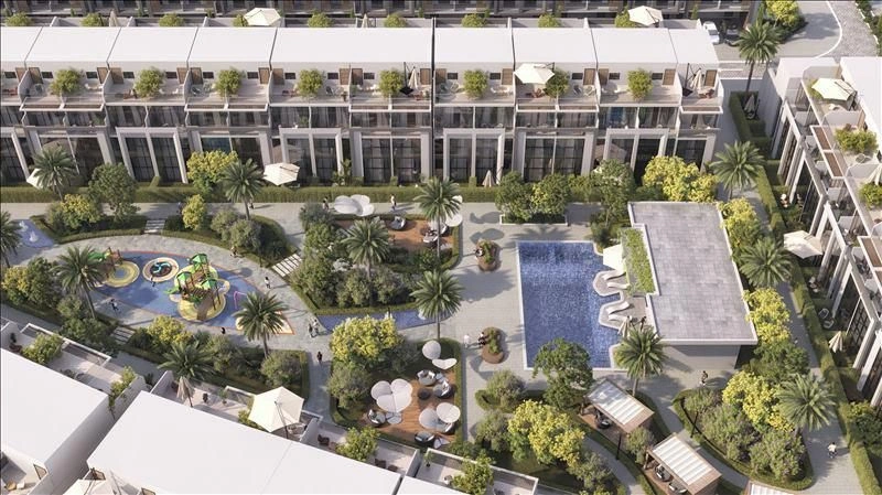 Роскошные таунхаусы с бассейнами в Дубае