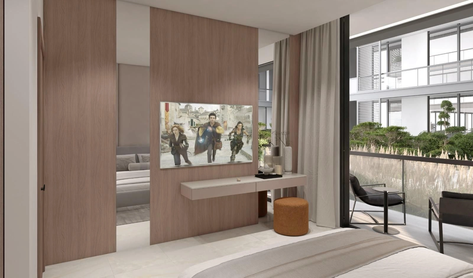 Роскошный жилой комплекс с бассейном и кинотеатром в Дубае