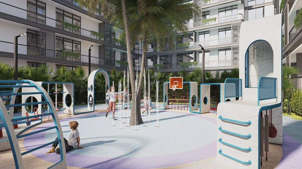 Роскошный жилой комплекс с бассейном и кинотеатром в Дубае