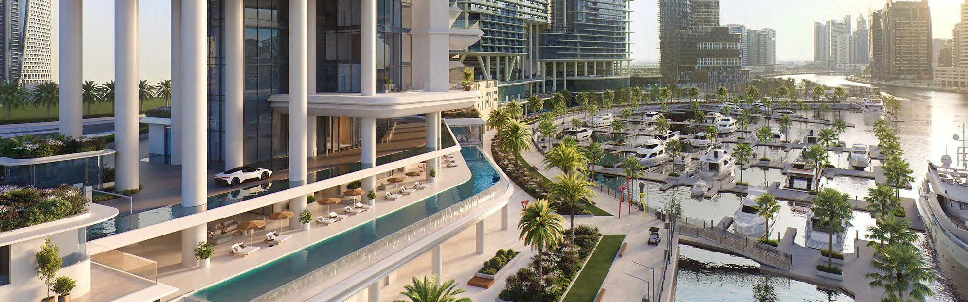 Роскошный жилой комплекс с доступом к пляжу и марине в Дубае