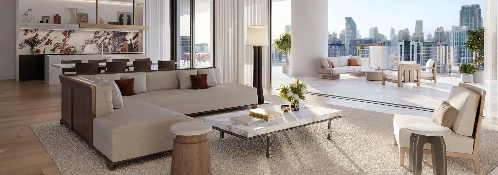 Роскошный жилой комплекс с доступом к пляжу и марине в Дубае