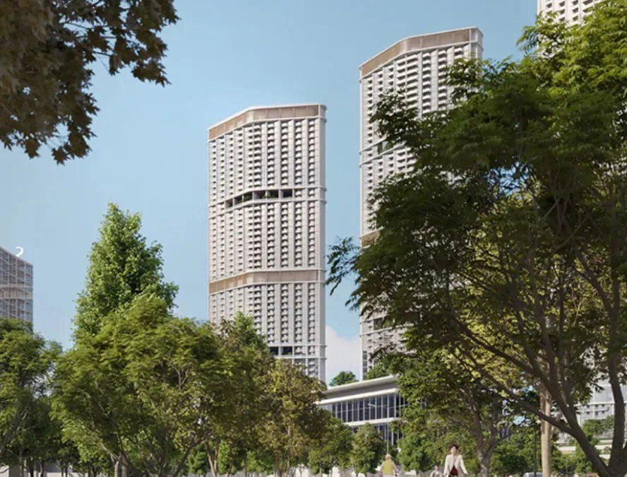 Роскошные апартаменты с панорамным видом на лагуны и пляж Дубая