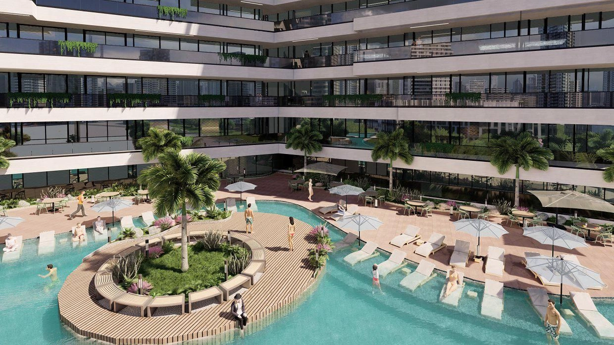Luxury Residential Complex with Water Park in Dubai