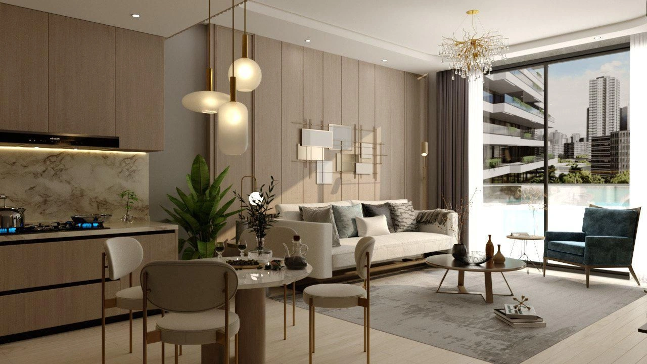 Luxury Residential Complex with Water Park in Dubai