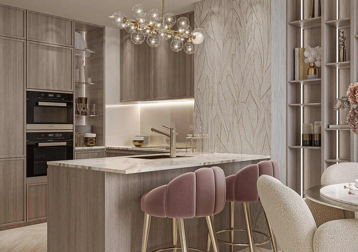 Комфортабельный жилой комплекс с бассейнами и бизнес-лаунжем в Дубае