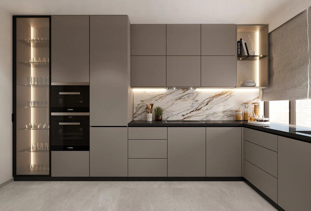 Современный жилой комплекс с плавательным бассейном в Дубае