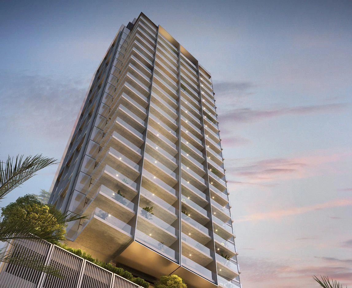 Современный жилой комплекс с бассейнами и коворкингом в Дубае