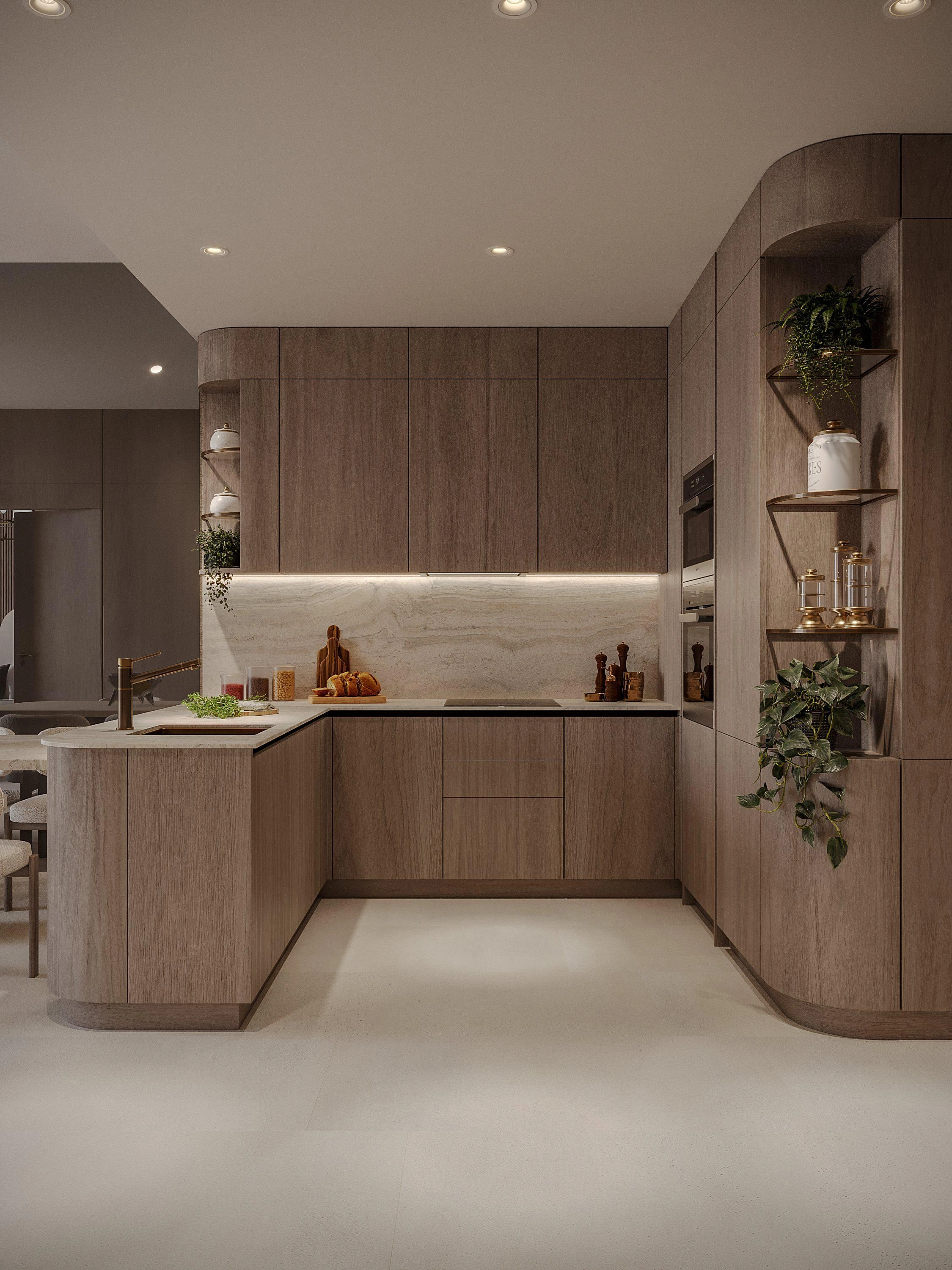 Роскошный жилой комплекс с крытым бассейном в Дубае