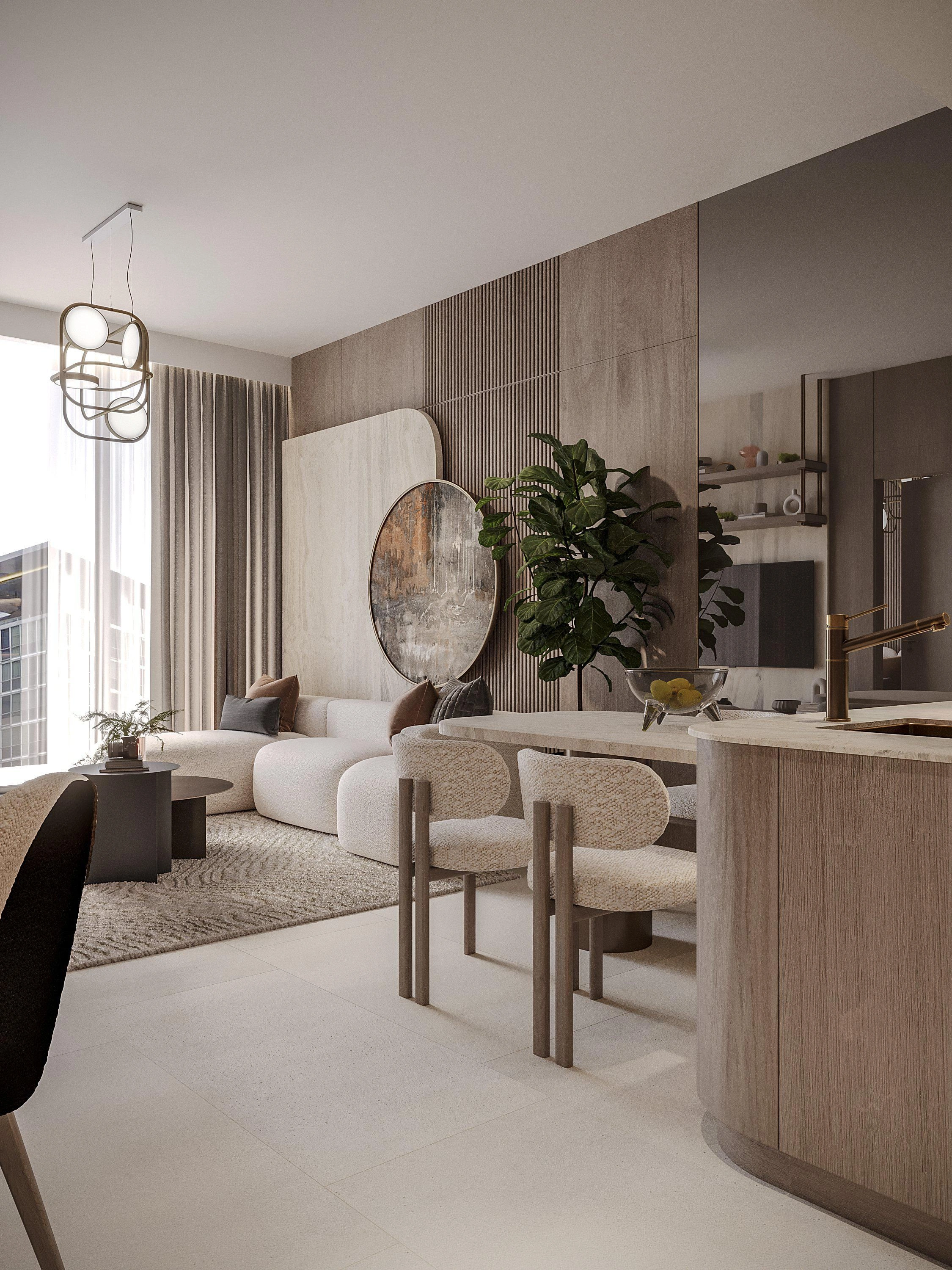 Роскошный жилой комплекс с крытым бассейном в Дубае