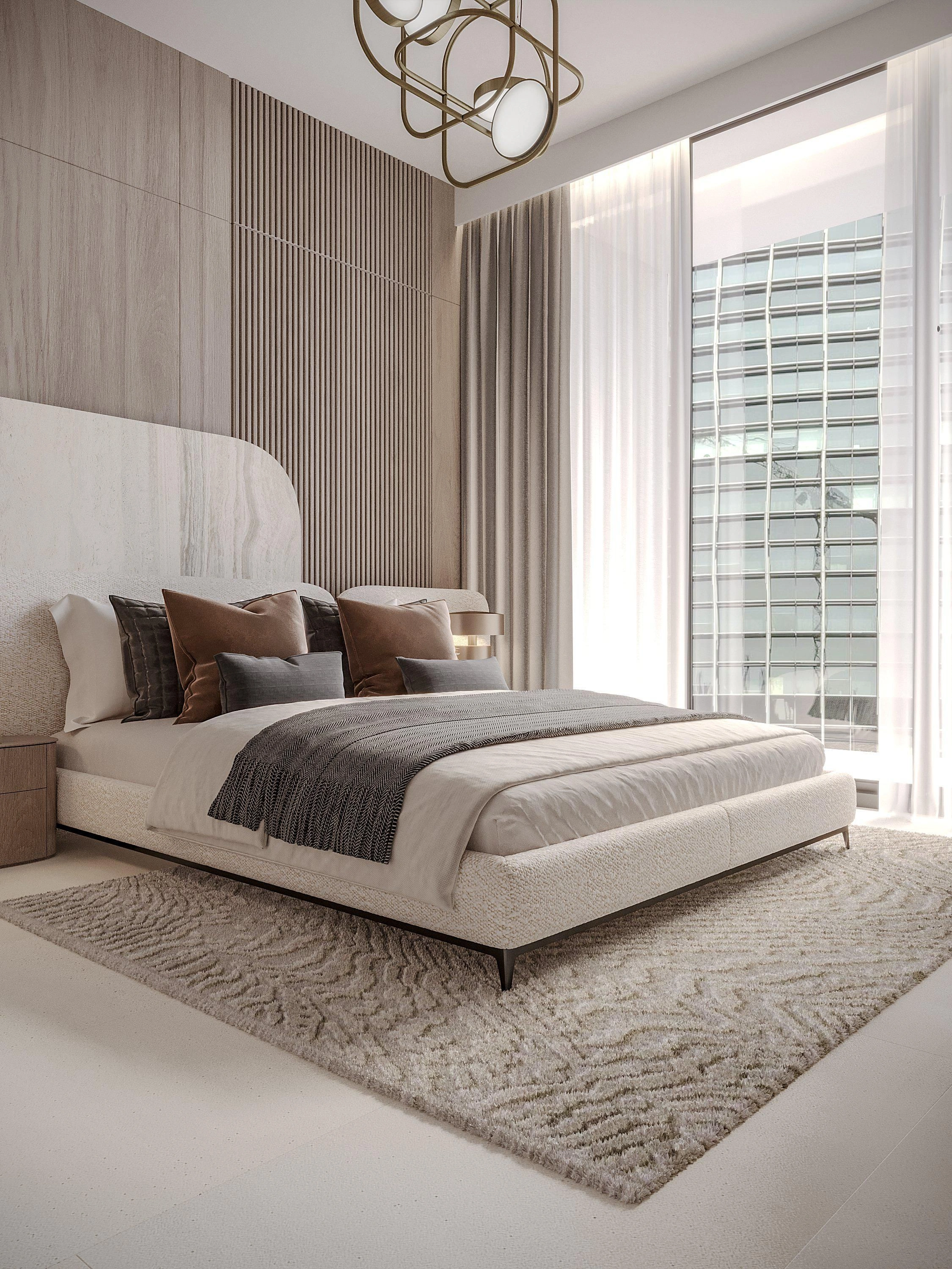 Роскошный жилой комплекс с крытым бассейном в Дубае