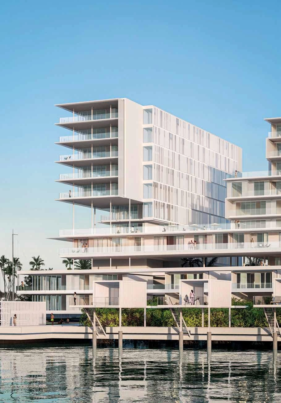 Современный жилой комплекс с частным пляжем в Аджмане