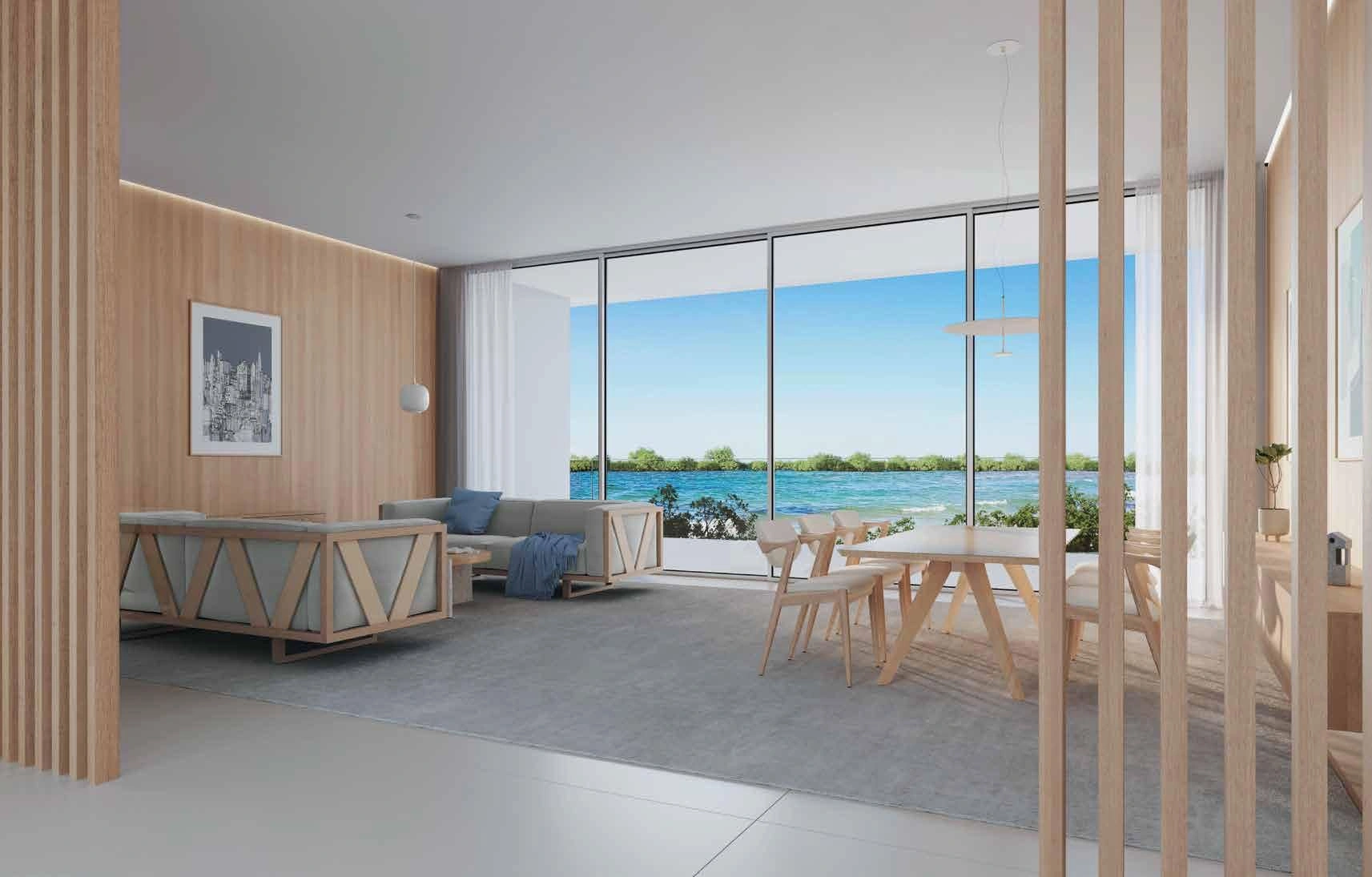 Современный жилой комплекс с частным пляжем в Аджмане