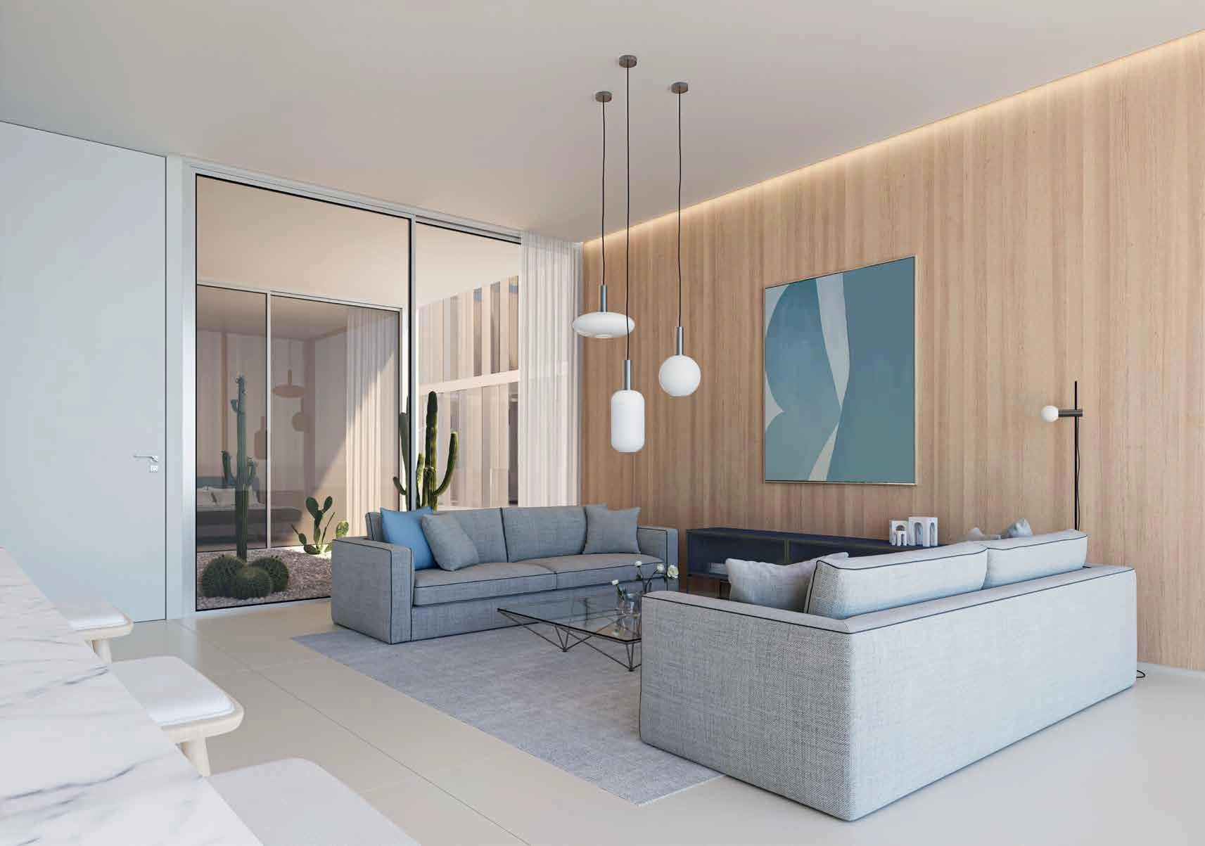 Современный жилой комплекс с частным пляжем в Аджмане