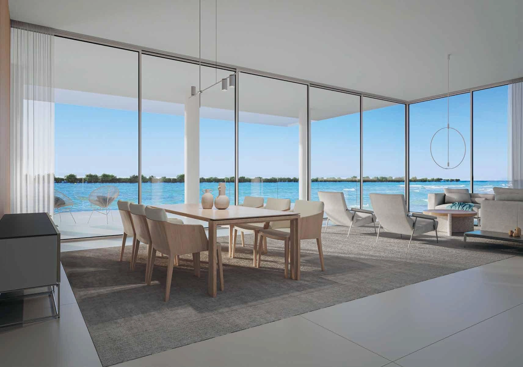 Современный жилой комплекс с частным пляжем в Аджмане