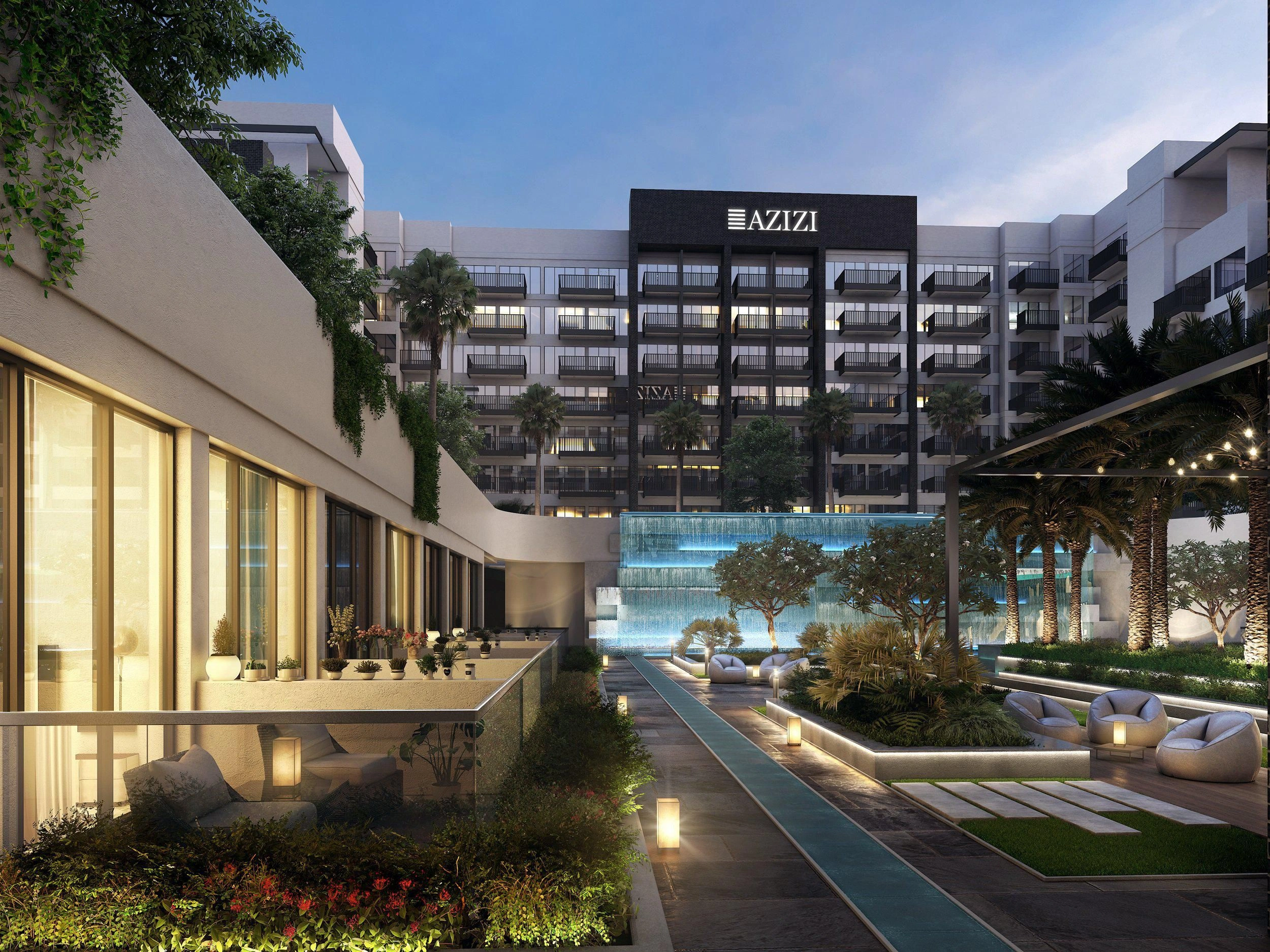 Современный жилой комплекс в центральной части Дубая