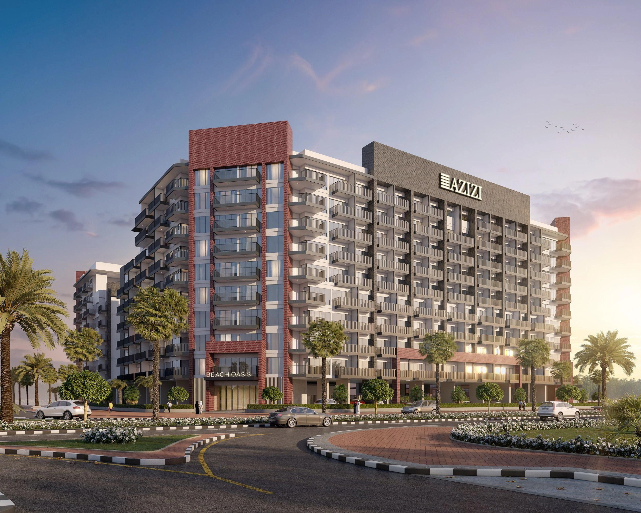 Современный жилой комплекс в центральной части Дубая