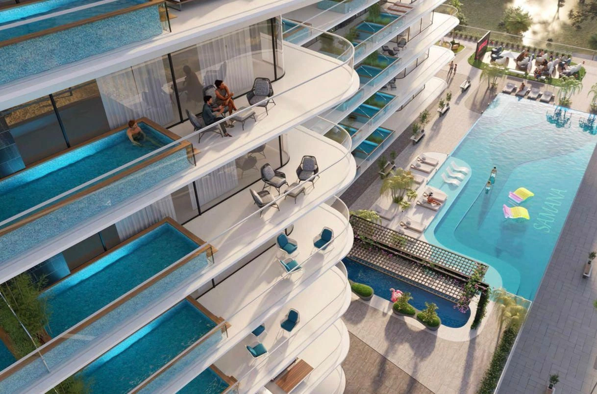 Элитный жилой комплекс с панорамным видом на Дубай