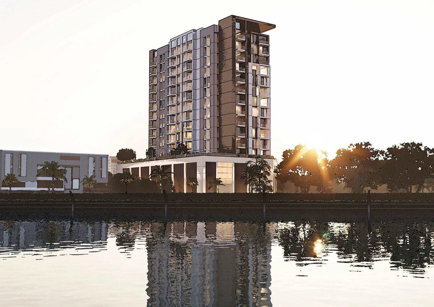 Современный жилой комплекс с оздоровительным центром в Дубае