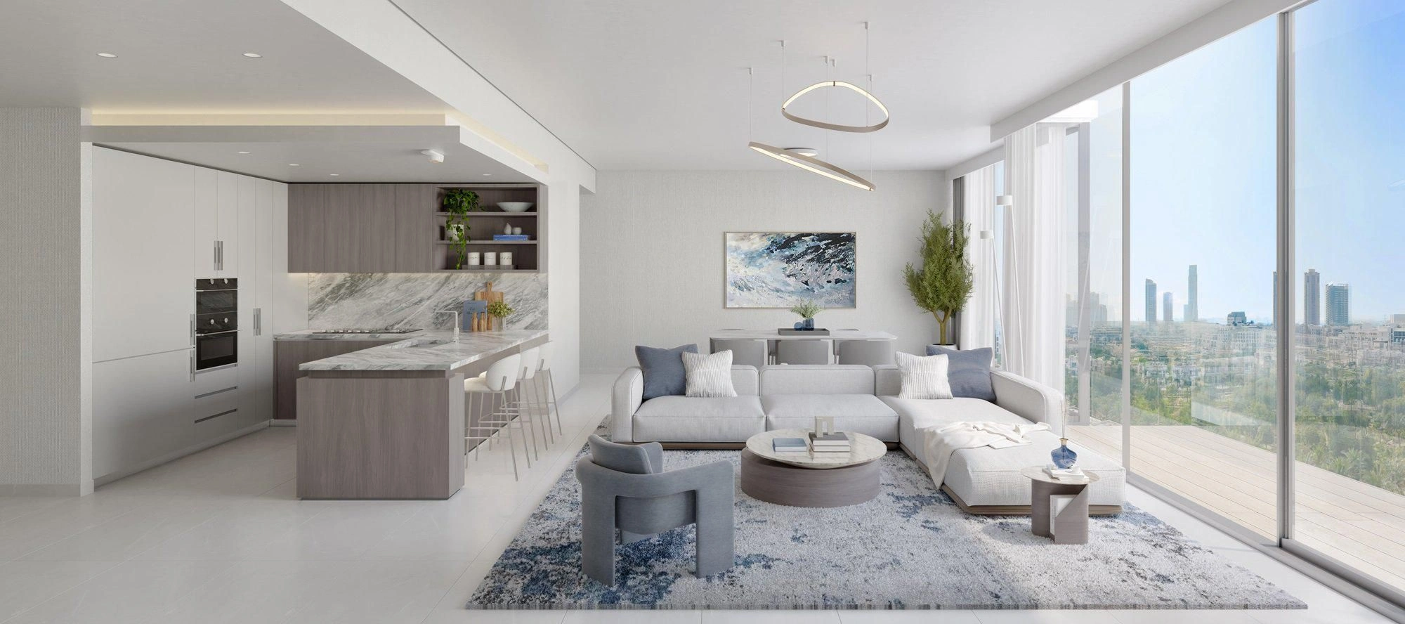 Роскошный жилой комплекс с торговым центром в Дубае