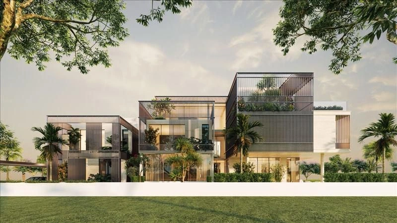 Роскошный комплекс вилл с бассейном и спа в Дубае