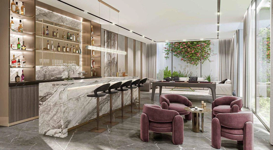 Роскошный комплекс вилл с бассейном и спа в Дубае