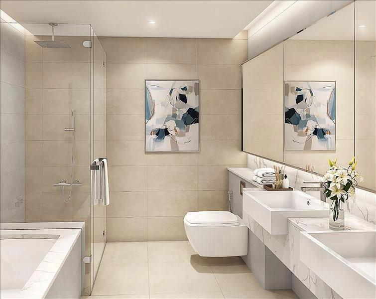 Элитный жилой комплекс на берегу канала в Дубае