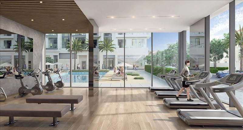 Элитный жилой комплекс на берегу канала в Дубае