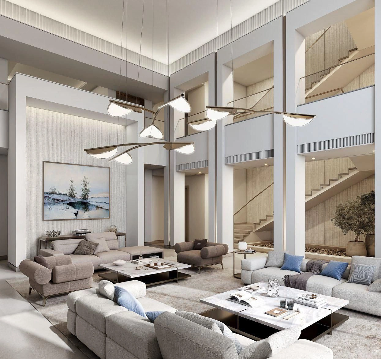 Роскошные виллы и апартаменты с частным пляжем, Дубай