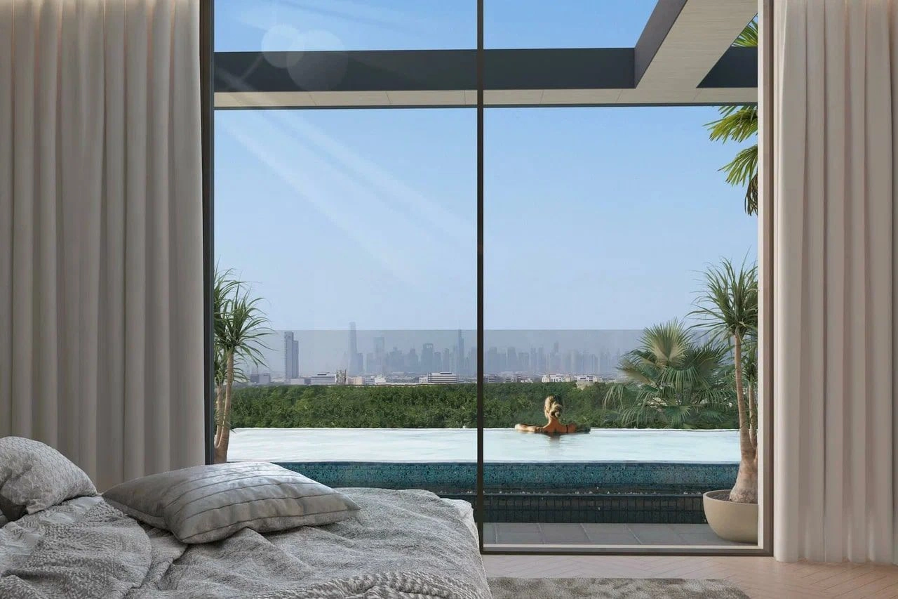 Роскошный комплекс вилл рядом с шоссе, Дубай